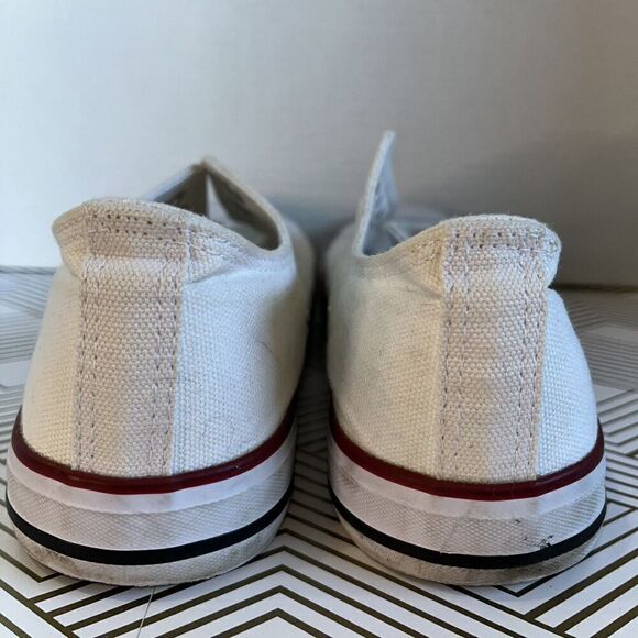 1970s Distressed Sneakers Chuck Taylor Look Alike Low Top Womens Size 9 - Picture 5 of 7